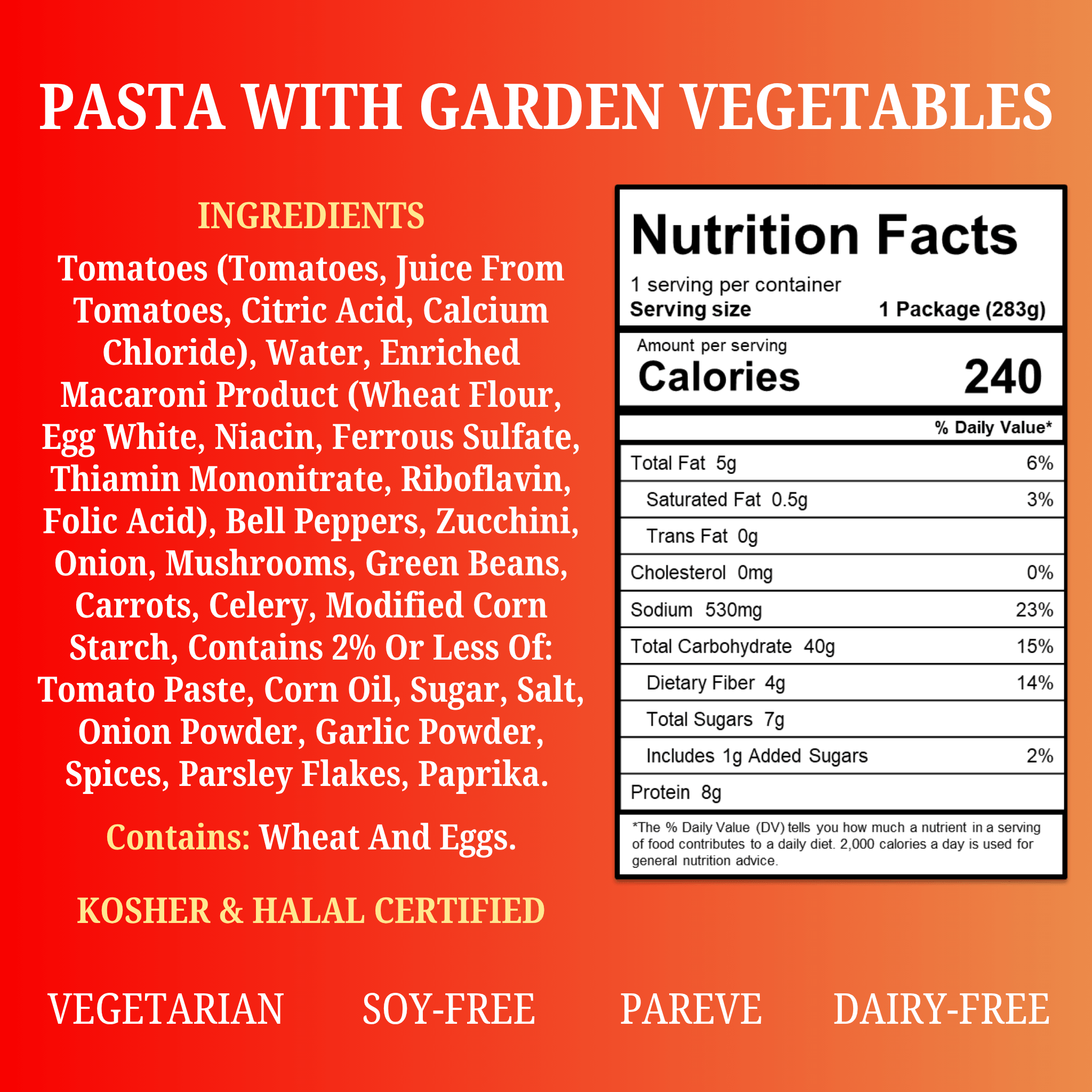 Pasta With Garden Vegetables