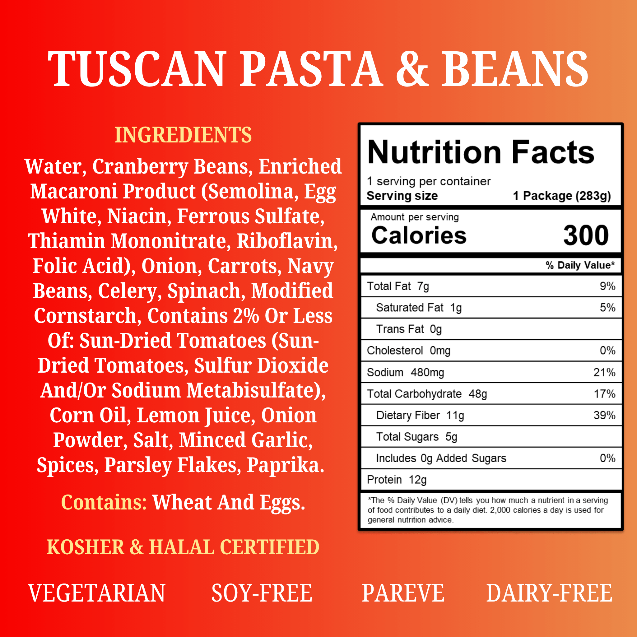Tuscan Pasta & Beans