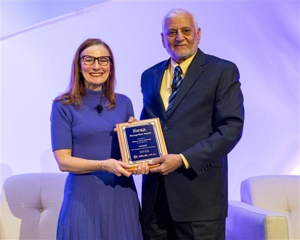 Mary Anne Jackson of My Own Meals with Dr. Muhammad Munir Chaudry of IFANCA